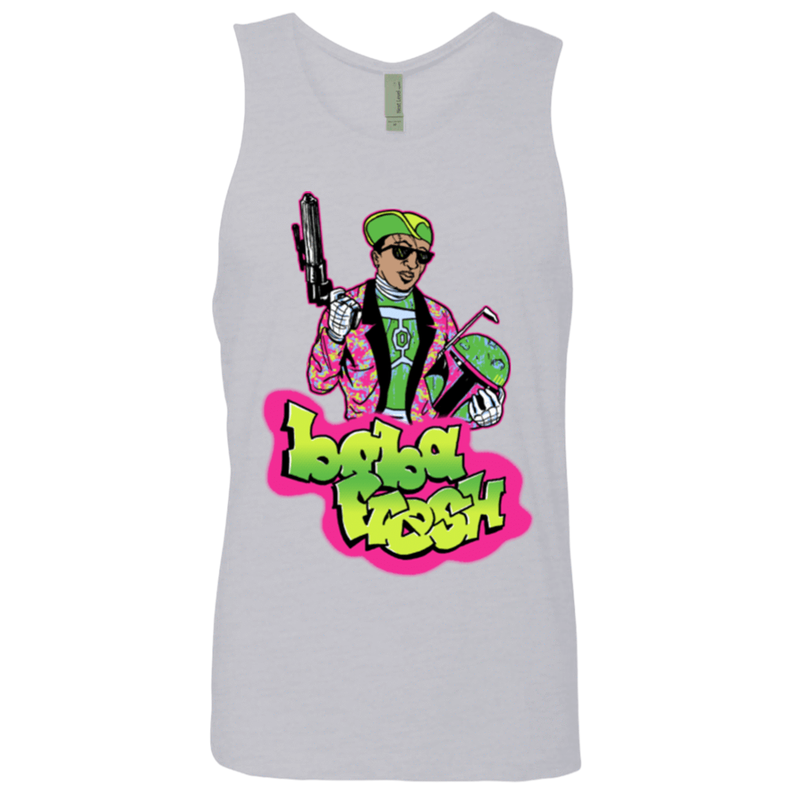 T-Shirts Heather Grey / Small Boba Fresh Men's Premium Tank Top