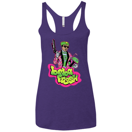 T-Shirts Purple / X-Small Boba Fresh Women's Triblend Racerback Tank