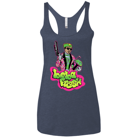 T-Shirts Vintage Navy / X-Small Boba Fresh Women's Triblend Racerback Tank