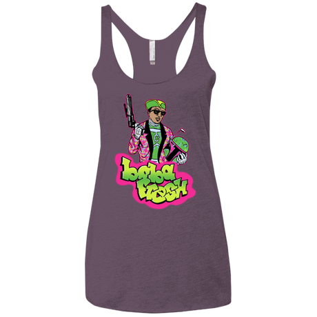T-Shirts Vintage Purple / X-Small Boba Fresh Women's Triblend Racerback Tank