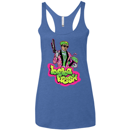 T-Shirts Vintage Royal / X-Small Boba Fresh Women's Triblend Racerback Tank