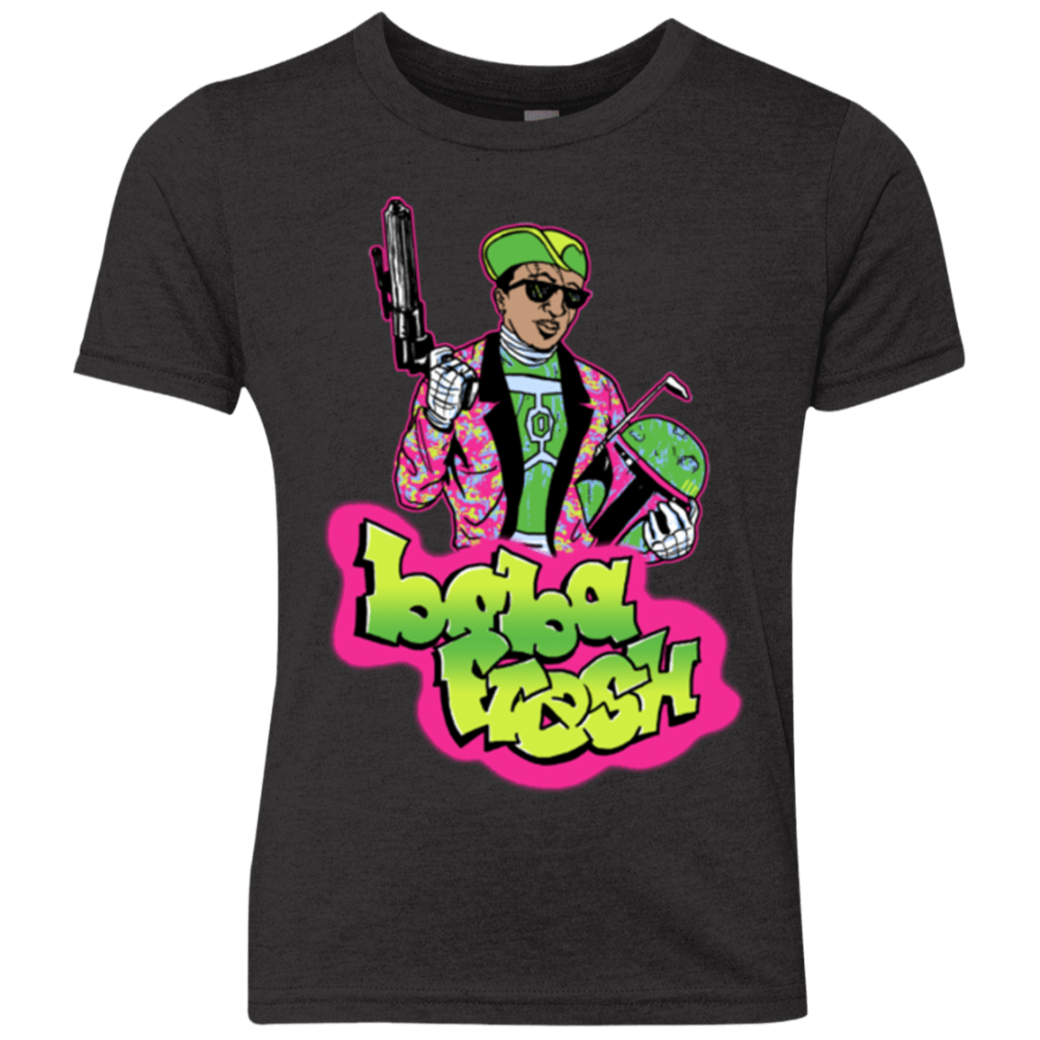 T-Shirts Vintage Black / YXS Boba Fresh Youth Triblend T-Shirt