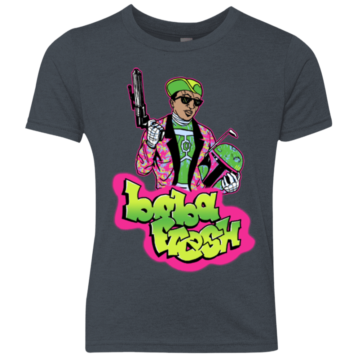 T-Shirts Vintage Navy / YXS Boba Fresh Youth Triblend T-Shirt