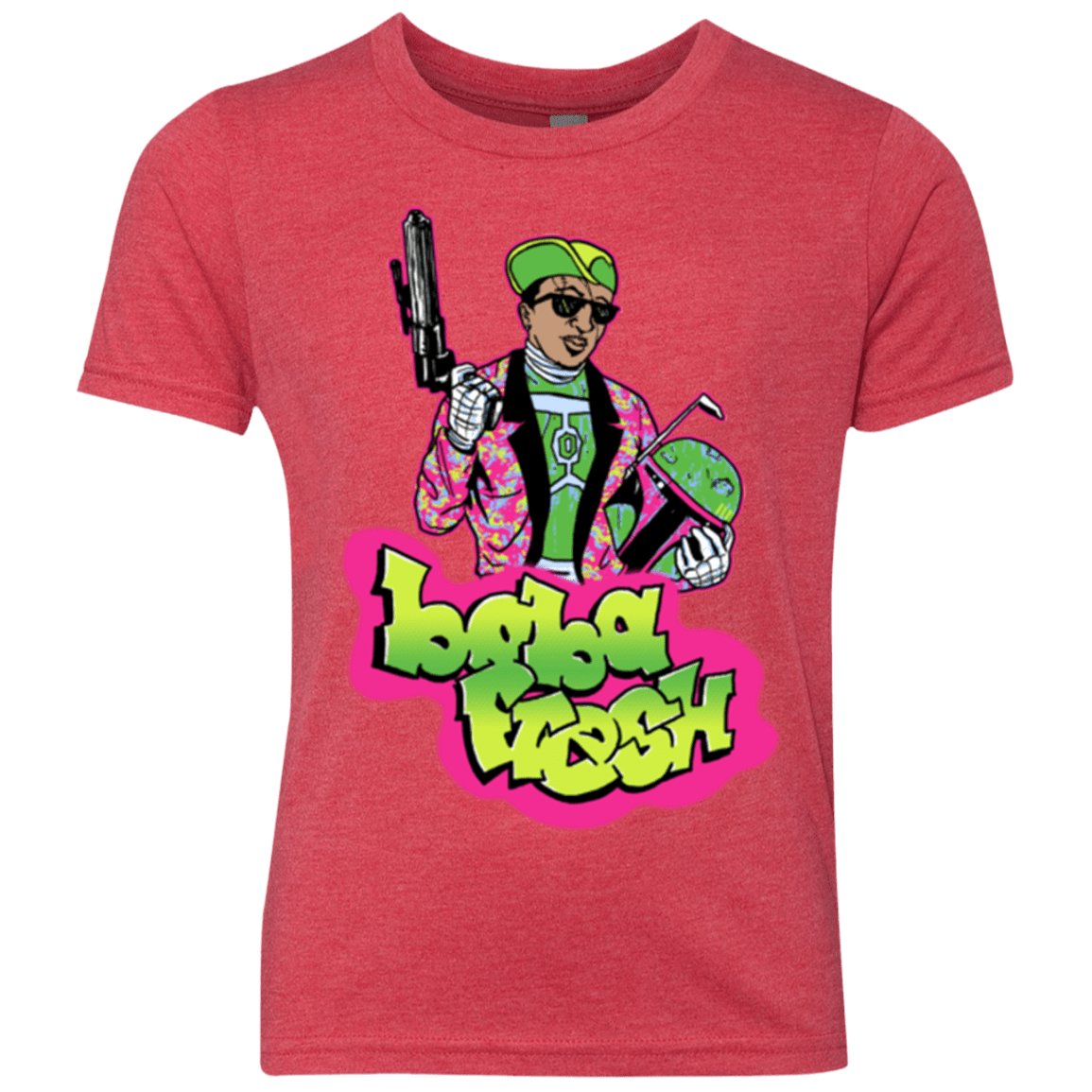 T-Shirts Vintage Red / YXS Boba Fresh Youth Triblend T-Shirt