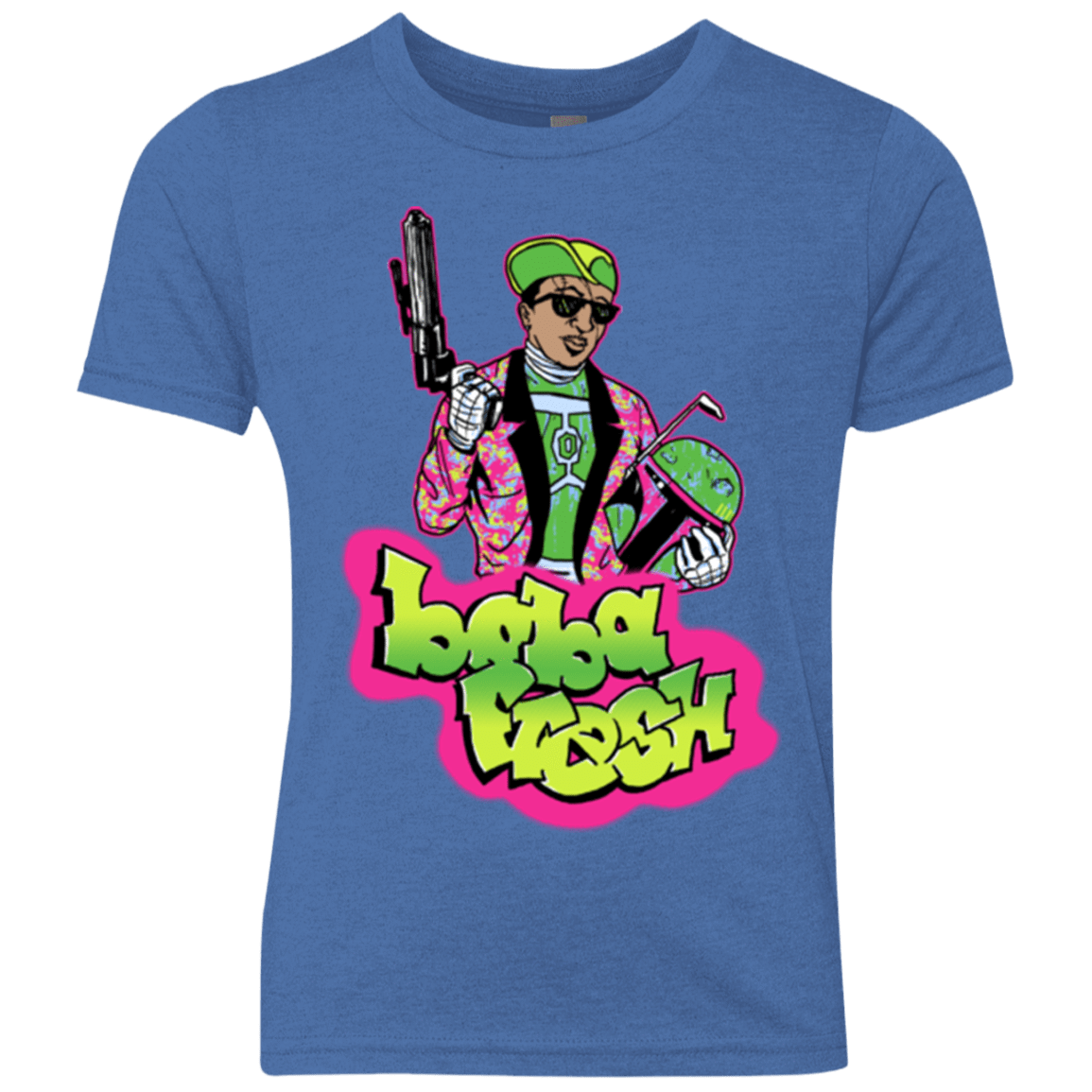 T-Shirts Vintage Royal / YXS Boba Fresh Youth Triblend T-Shirt