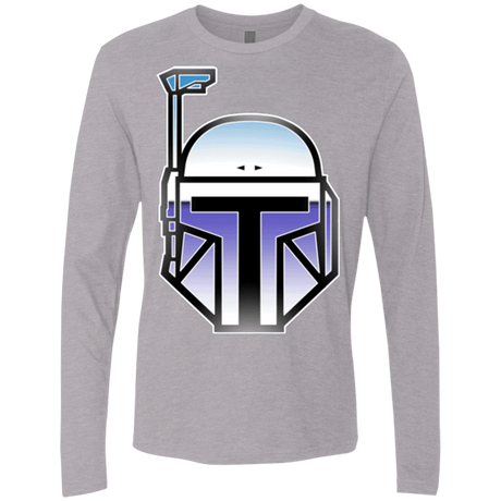 T-Shirts Heather Grey / Small Boba Men's Premium Long Sleeve