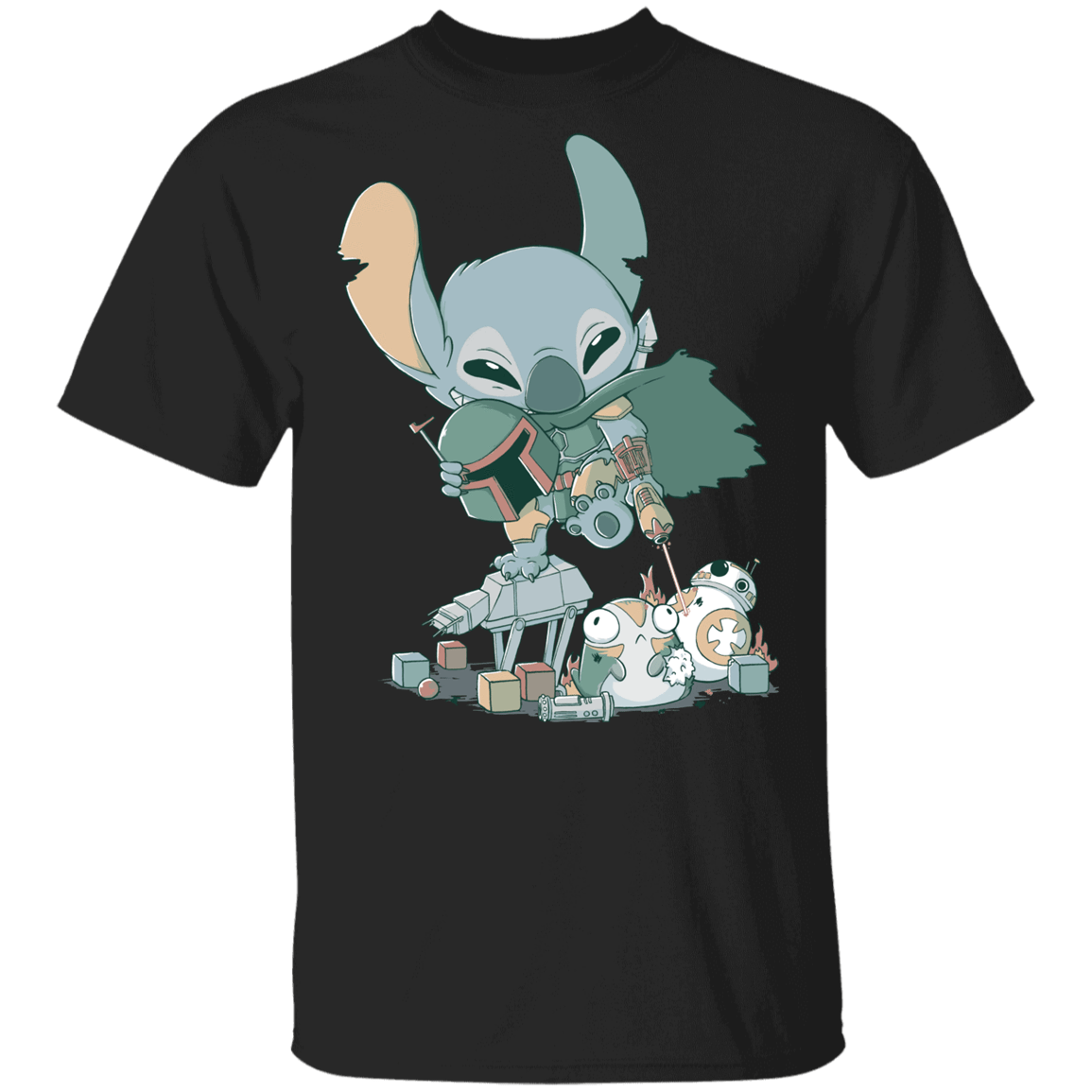 T-Shirts Black / YXS Boba Stitch Youth T-Shirt