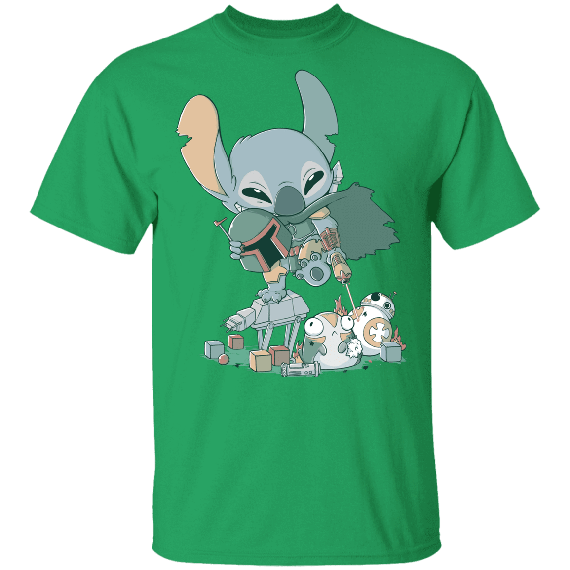T-Shirts Irish Green / YXS Boba Stitch Youth T-Shirt
