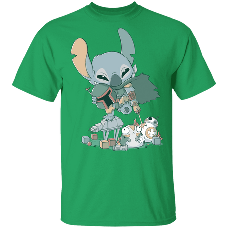 T-Shirts Irish Green / YXS Boba Stitch Youth T-Shirt