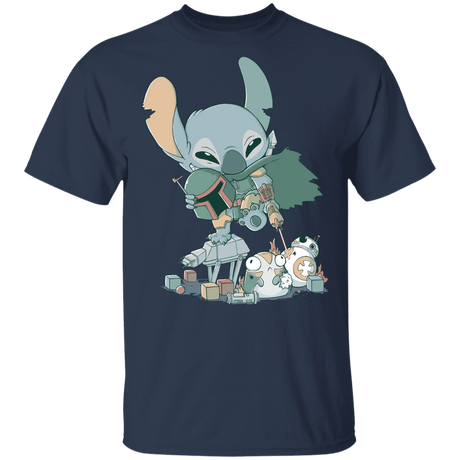 T-Shirts Navy / YXS Boba Stitch Youth T-Shirt