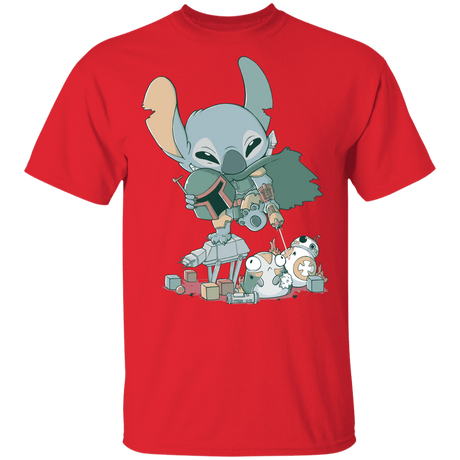 T-Shirts Red / YXS Boba Stitch Youth T-Shirt