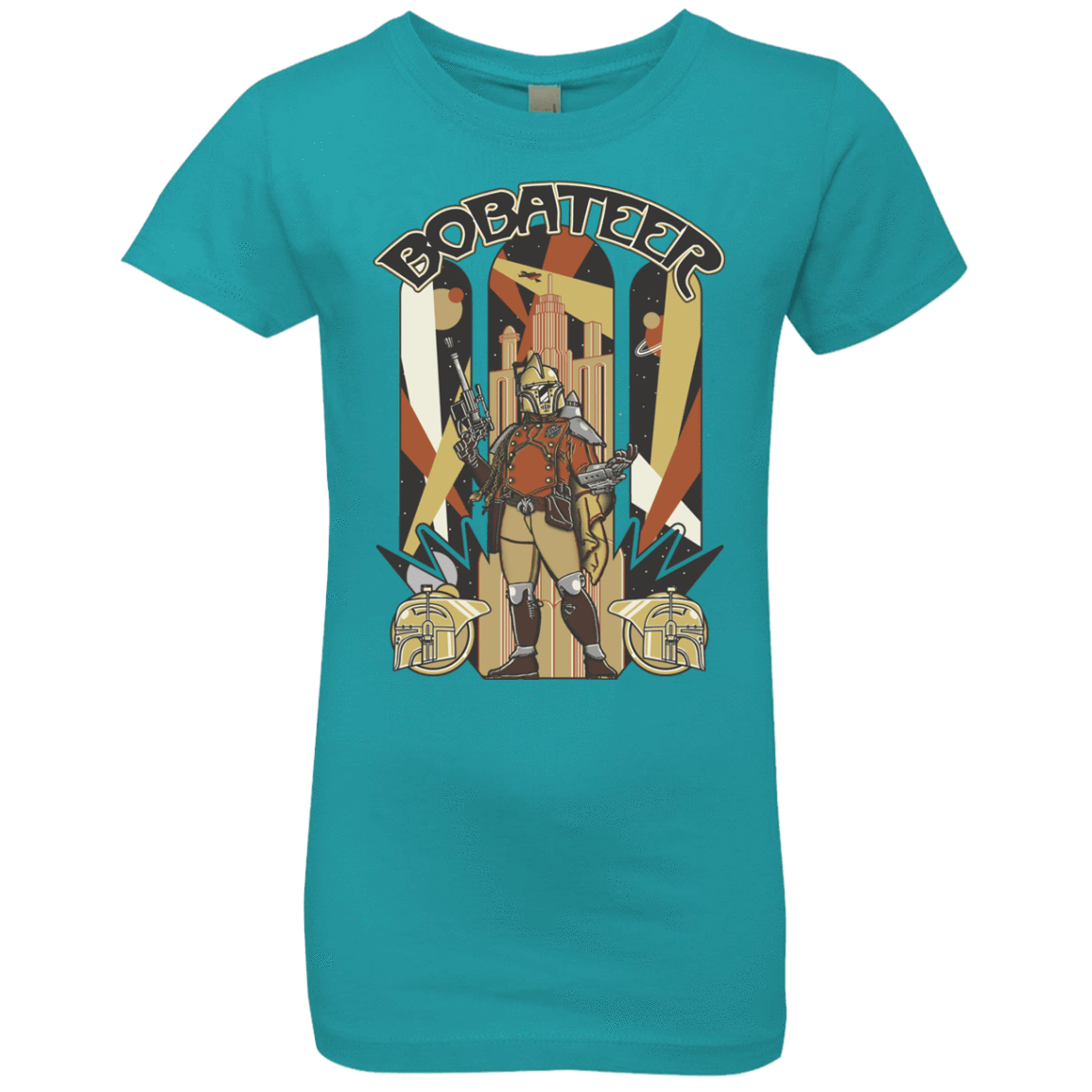 T-Shirts Tahiti Blue / YXS Bobateer Girls Premium T-Shirt