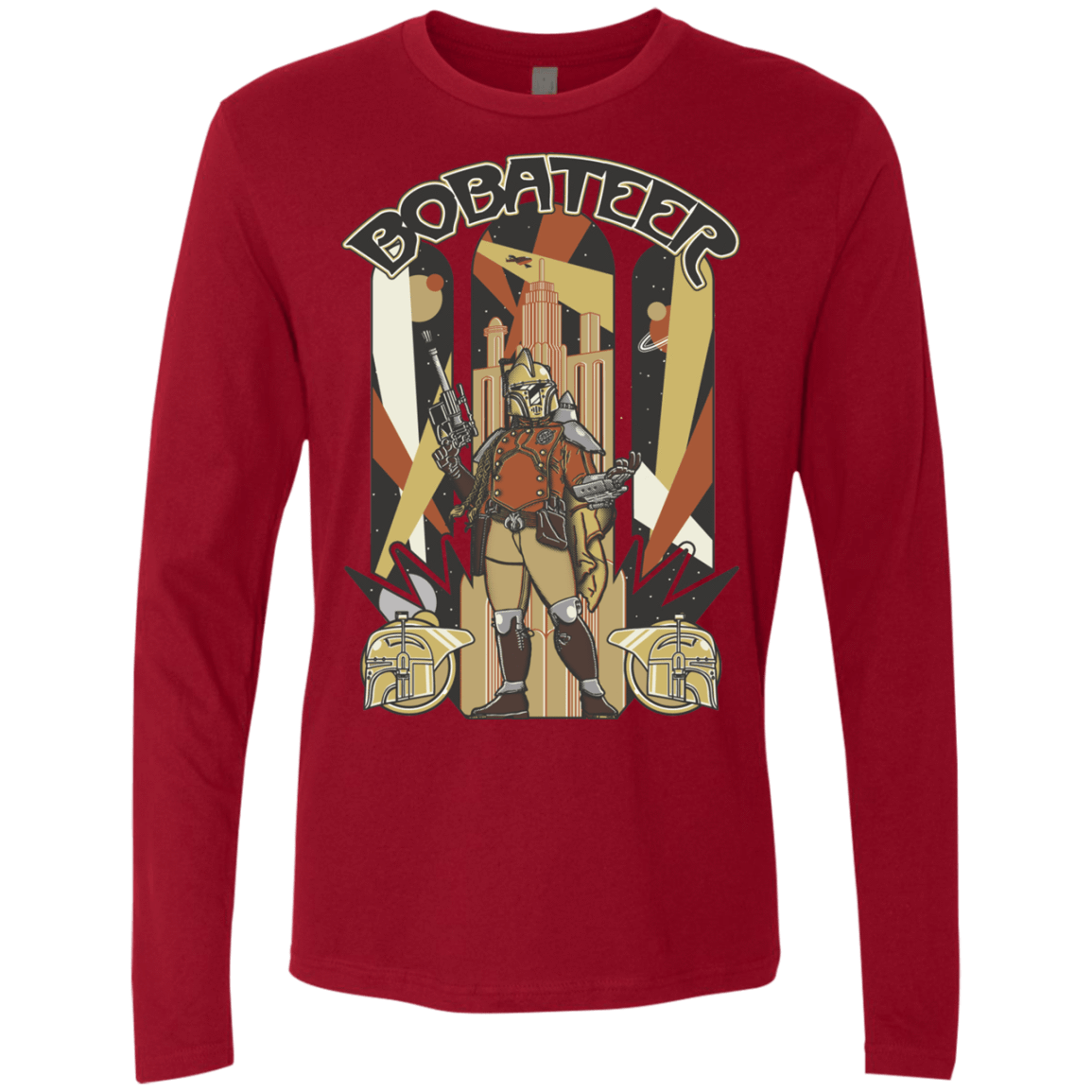 T-Shirts Cardinal / Small Bobateer Men's Premium Long Sleeve