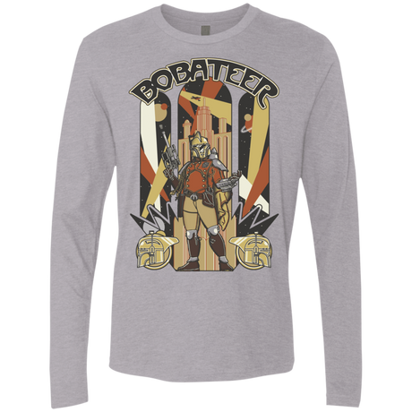 T-Shirts Heather Grey / Small Bobateer Men's Premium Long Sleeve
