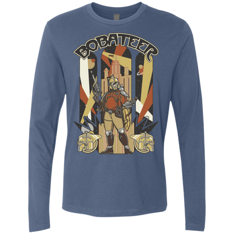 T-Shirts Indigo / Small Bobateer Men's Premium Long Sleeve