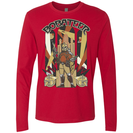 T-Shirts Red / Small Bobateer Men's Premium Long Sleeve