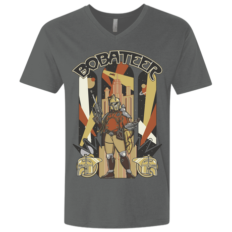 T-Shirts Heavy Metal / X-Small Bobateer Men's Premium V-Neck