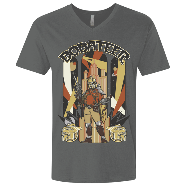 T-Shirts Heavy Metal / X-Small Bobateer Men's Premium V-Neck