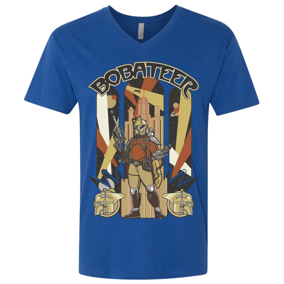 T-Shirts Royal / X-Small Bobateer Men's Premium V-Neck