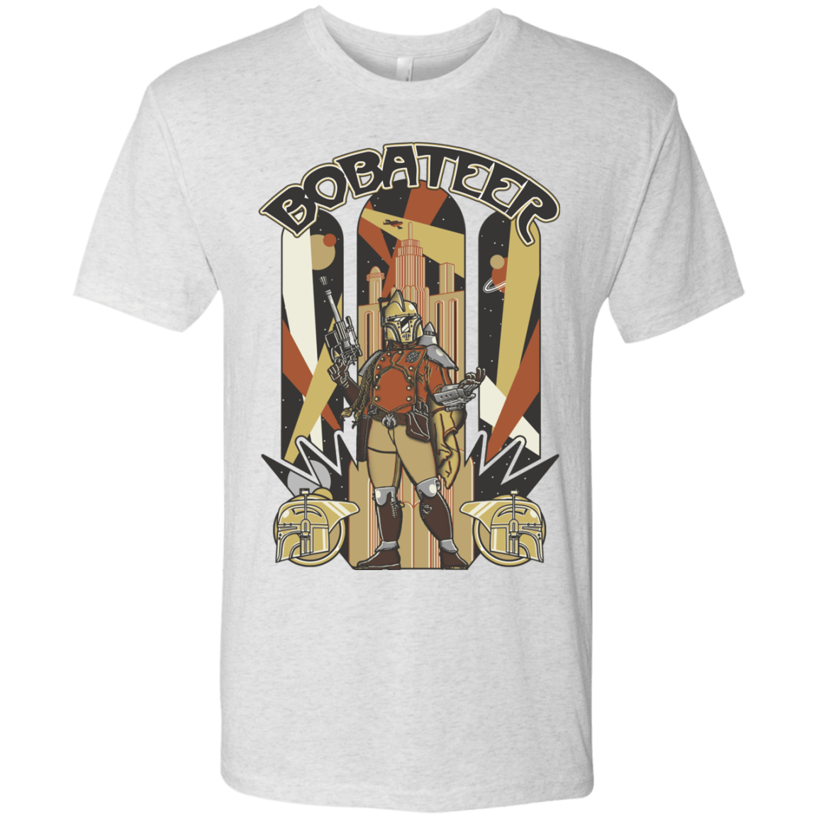 T-Shirts Heather White / Small Bobateer Men's Triblend T-Shirt