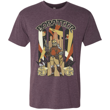 T-Shirts Vintage Purple / Small Bobateer Men's Triblend T-Shirt