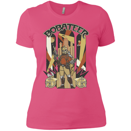 T-Shirts Hot Pink / X-Small Bobateer Women's Premium T-Shirt