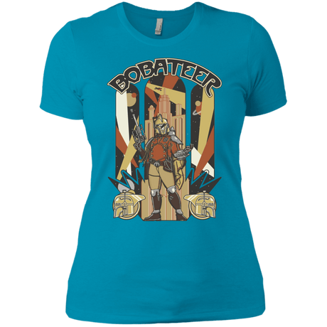 T-Shirts Turquoise / X-Small Bobateer Women's Premium T-Shirt
