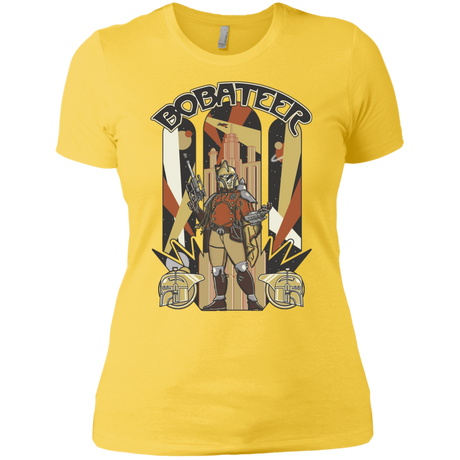 T-Shirts Vibrant Yellow / X-Small Bobateer Women's Premium T-Shirt