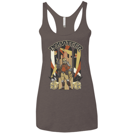 T-Shirts Macchiato / X-Small Bobateer Women's Triblend Racerback Tank