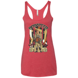 T-Shirts Vintage Red / X-Small Bobateer Women's Triblend Racerback Tank