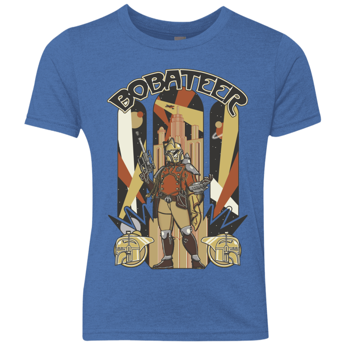 T-Shirts Vintage Royal / YXS Bobateer Youth Triblend T-Shirt