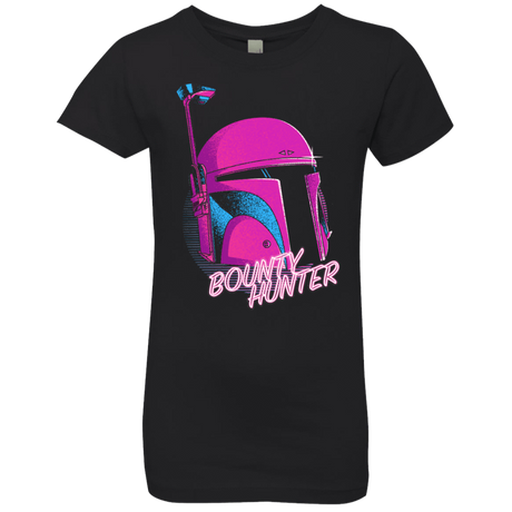 T-Shirts Black / YXS Bobba Helmet 80's Girls Premium T-Shirt