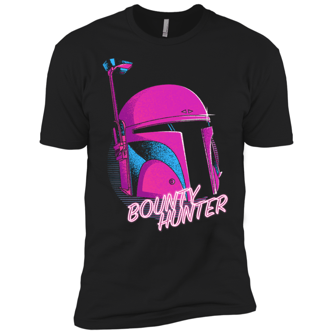 T-Shirts Black / X-Small Bobba Helmet 80's Men's Premium T-Shirt