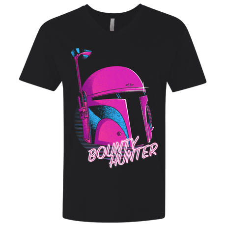 T-Shirts Black / X-Small Bobba Helmet 80's Men's Premium V-Neck