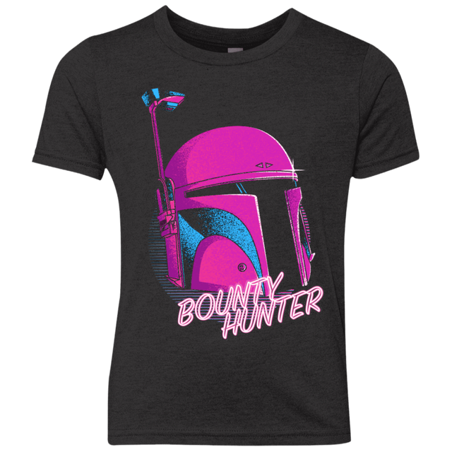 T-Shirts Vintage Black / YXS Bobba Helmet 80's Youth Triblend T-Shirt