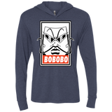 T-Shirts Vintage Navy / X-Small Bobobey Triblend Long Sleeve Hoodie Tee