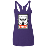 T-Shirts Purple / X-Small Bobobey Women's Triblend Racerback Tank
