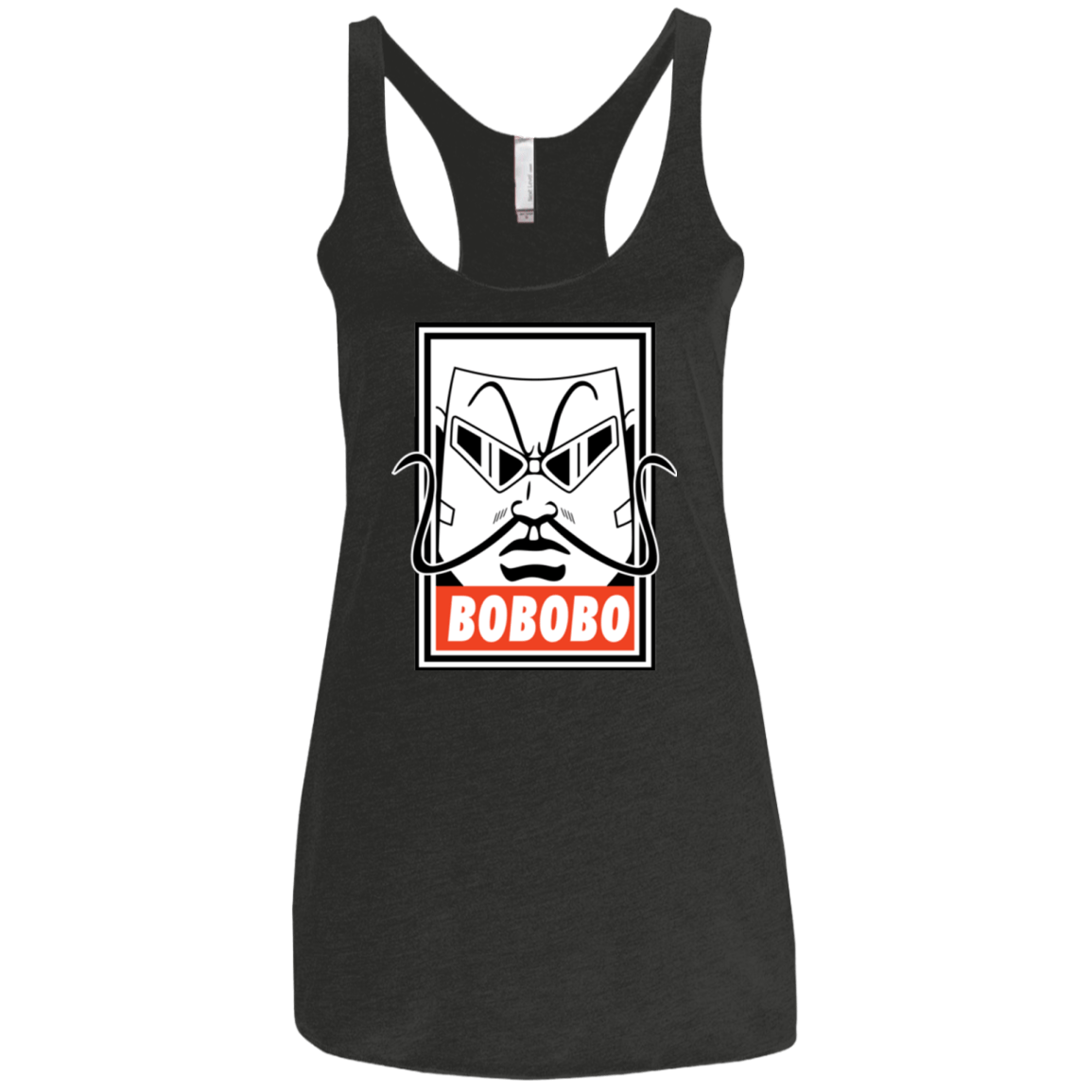 T-Shirts Vintage Black / X-Small Bobobey Women's Triblend Racerback Tank