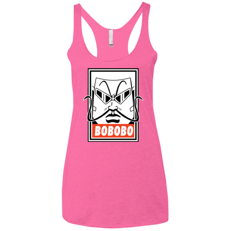T-Shirts Vintage Pink / X-Small Bobobey Women's Triblend Racerback Tank
