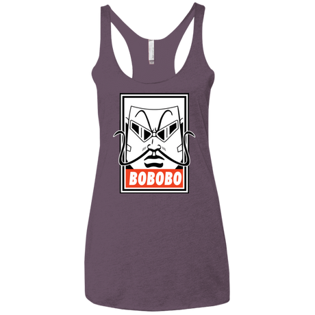 T-Shirts Vintage Purple / X-Small Bobobey Women's Triblend Racerback Tank