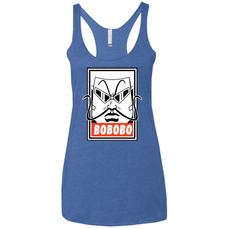 T-Shirts Vintage Royal / X-Small Bobobey Women's Triblend Racerback Tank