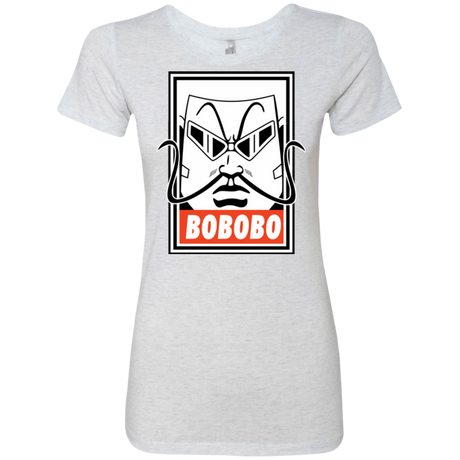 T-Shirts Heather White / Small Bobobey Women's Triblend T-Shirt