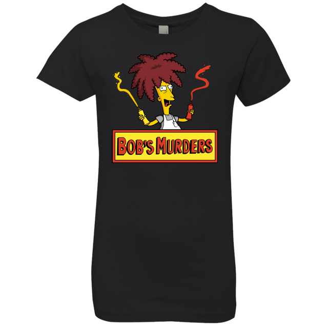 T-Shirts Black / YXS Bobs Murders Girls Premium T-Shirt