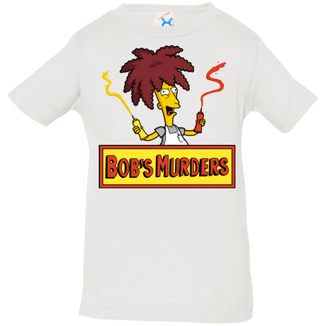 T-Shirts White / 6 Months Bobs Murders Infant Premium T-Shirt