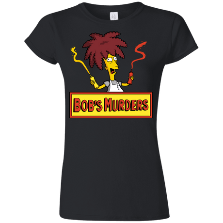 T-Shirts Black / S Bobs Murders Junior Slimmer-Fit T-Shirt