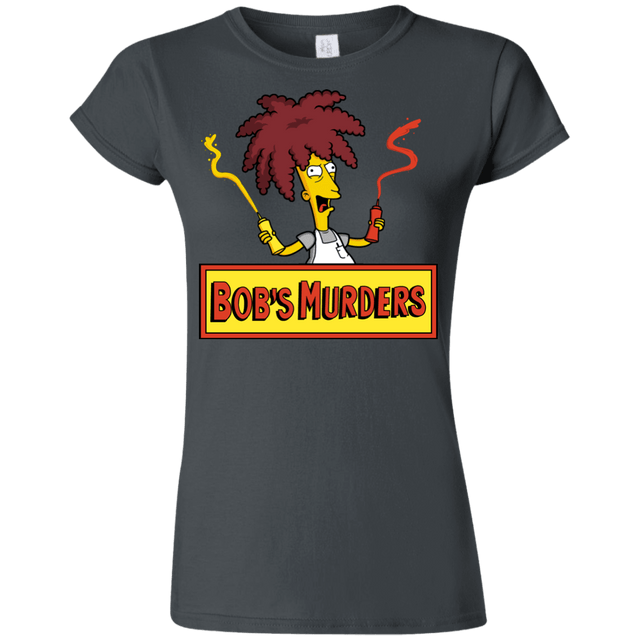 T-Shirts Charcoal / S Bobs Murders Junior Slimmer-Fit T-Shirt