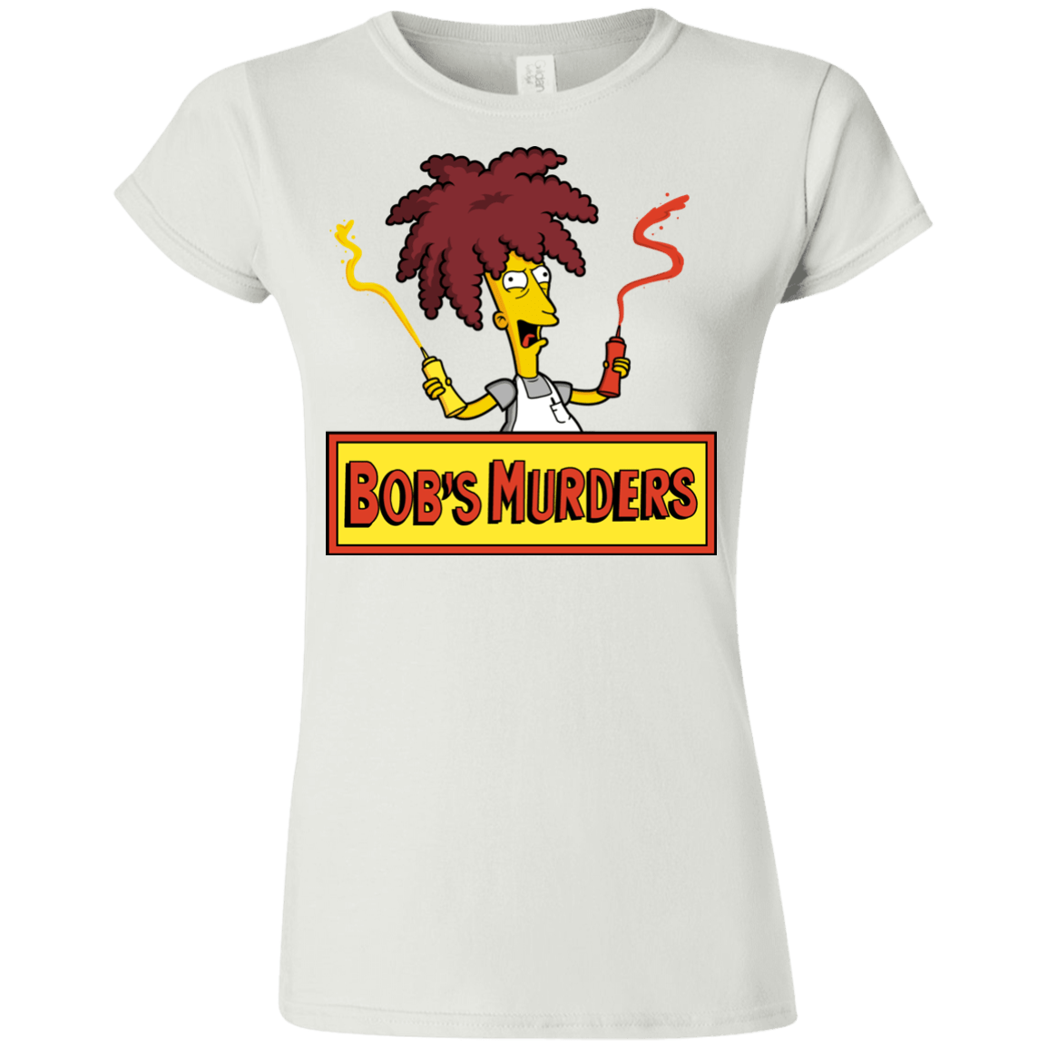 T-Shirts White / S Bobs Murders Junior Slimmer-Fit T-Shirt