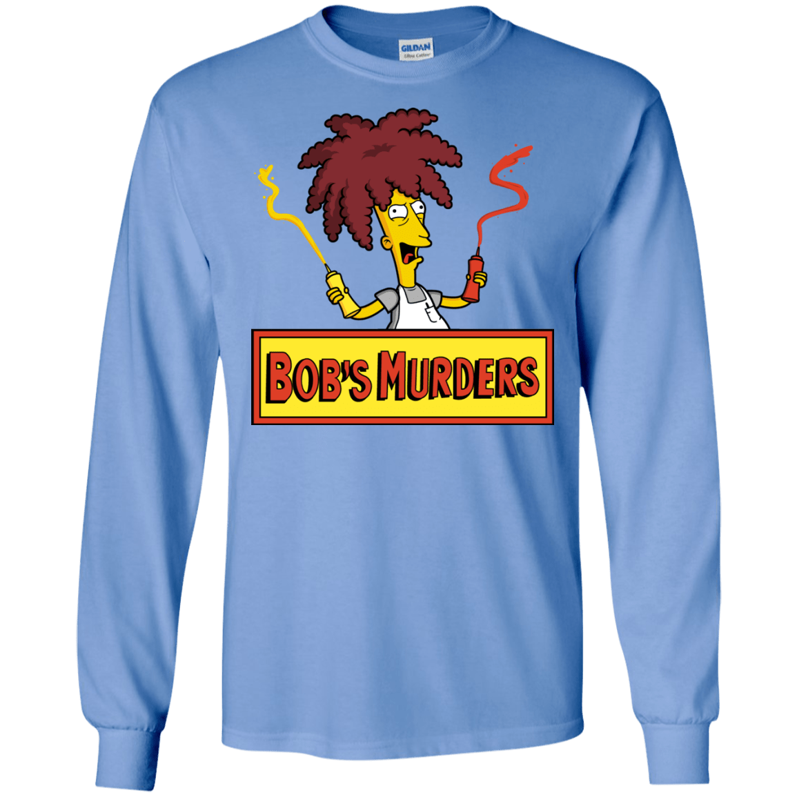 T-Shirts Carolina Blue / S Bobs Murders Men's Long Sleeve T-Shirt