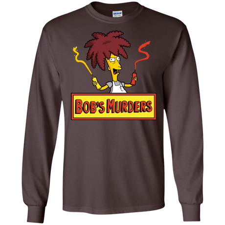 T-Shirts Dark Chocolate / S Bobs Murders Men's Long Sleeve T-Shirt