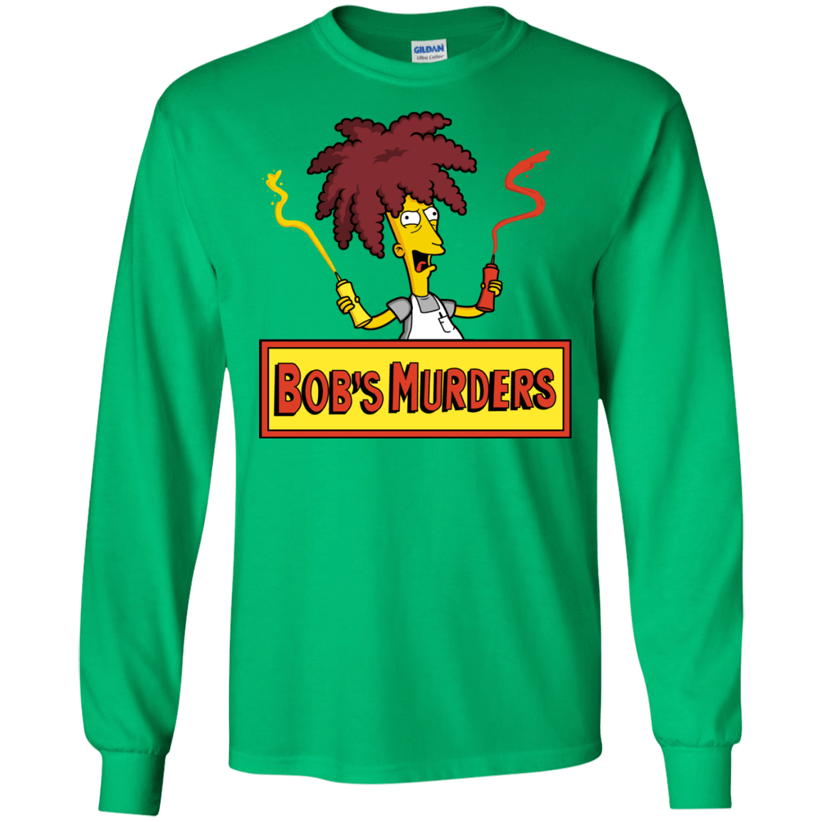 T-Shirts Irish Green / S Bobs Murders Men's Long Sleeve T-Shirt